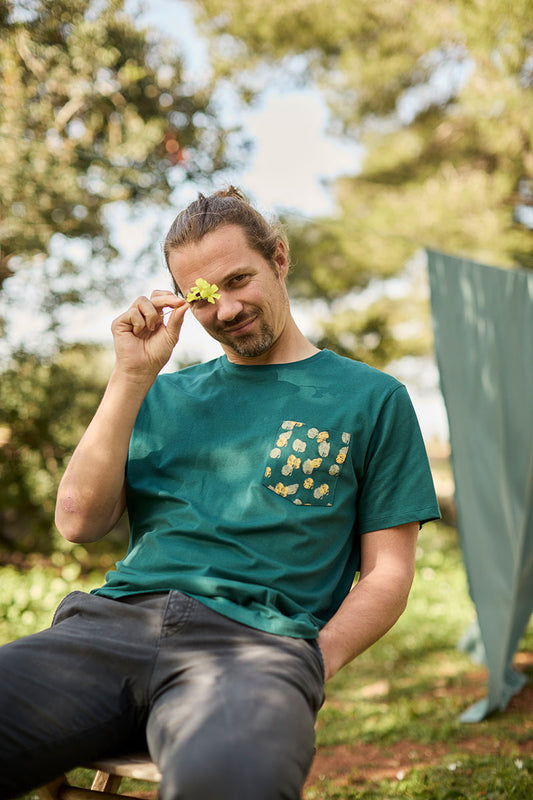 Camiseta Fer Verde Azulado