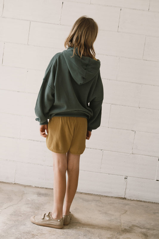 Helmi waffle sweatshirt in blue