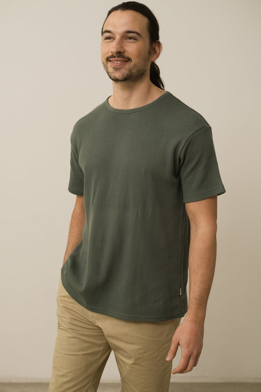 Harmony Waffle Unisex T-Shirt in blue