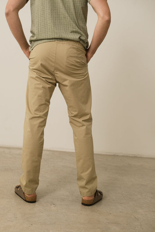 Pantalón Herman Chino Casual Caqui