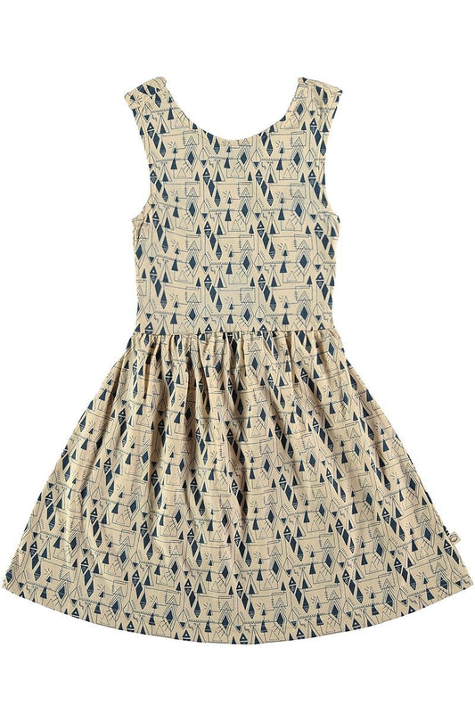 Vestido cruzado geométrico - TIRALAHILACHA