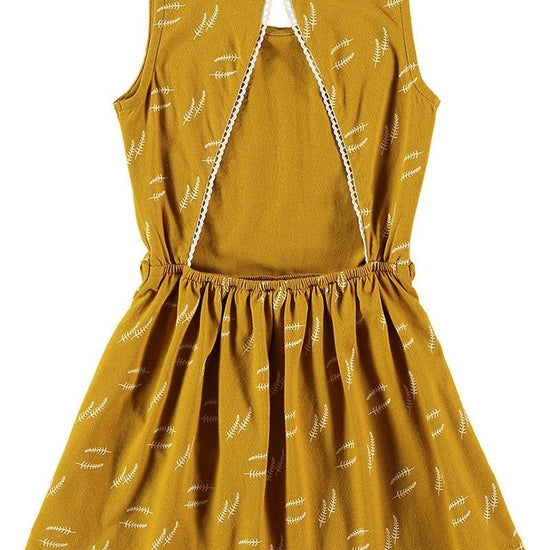 "Classic" dress in mustard - TIRALAHILACHA