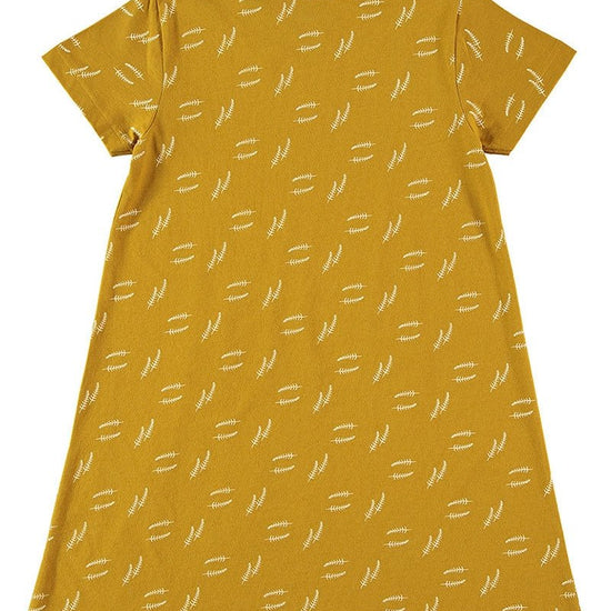 Evasé dress in mustard - TIRALAHILACHA