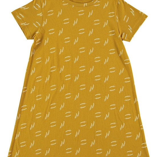 Evasé dress in mustard - TIRALAHILACHA