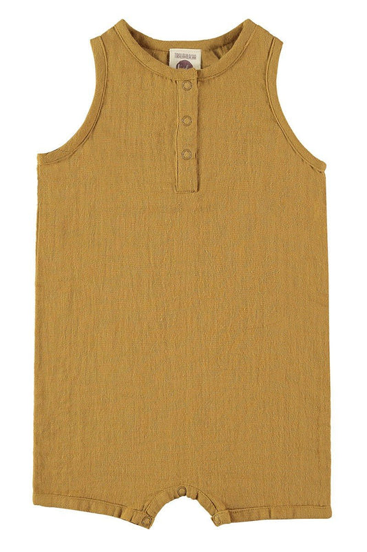 Elgar Baby jumpsuit Mustard - TIRALAHILACHA