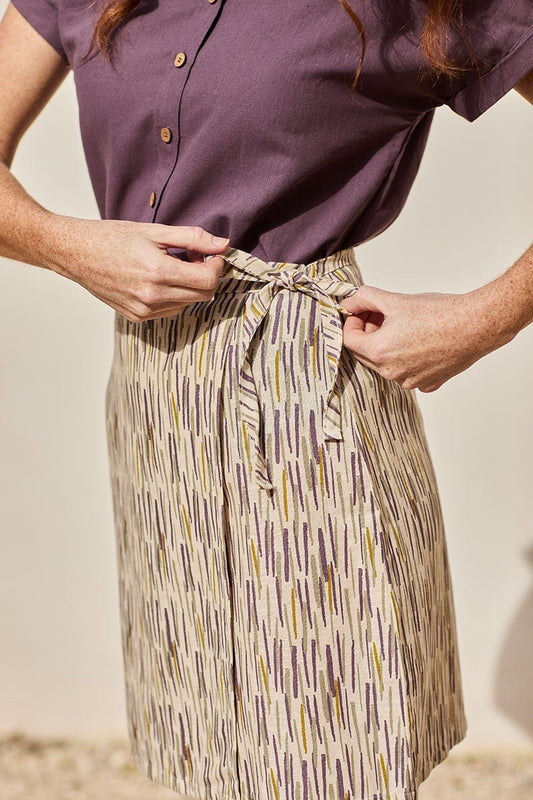 Falda Famara Selva Beige - TIRALAHILACHA