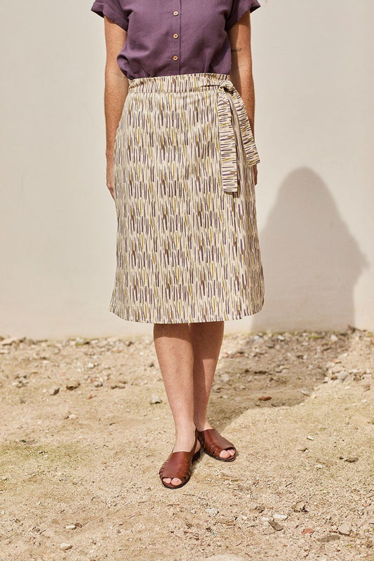 Falda Fely Selva Beige - TIRALAHILACHA