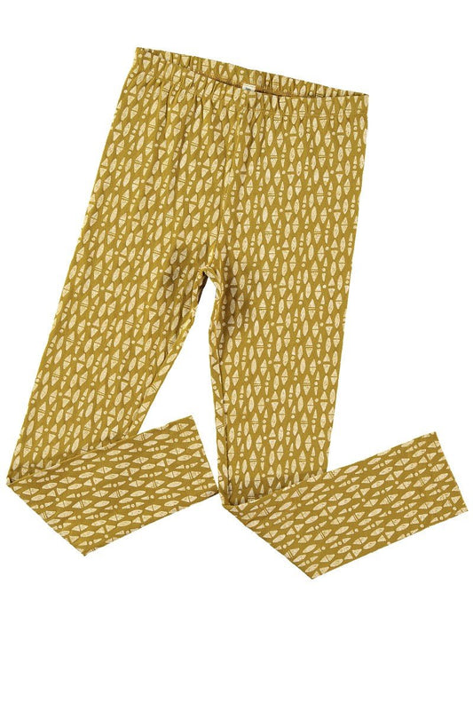 Unisex Tights Mustard Ethnic Organic Cotton - TIRALAHILACHA