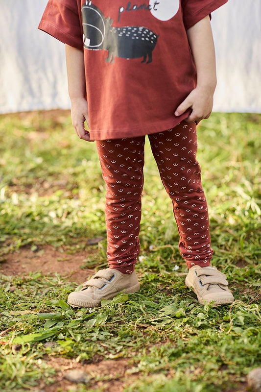 Unisex Tights Tits Red Organic Cotton - TIRALAHILACHA