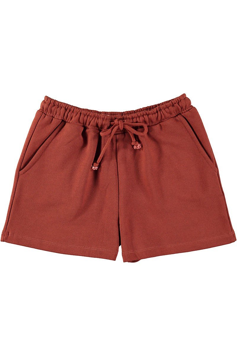 Shorts Roiboos Red Linen and Organic Cotton - TIRALAHILACHA