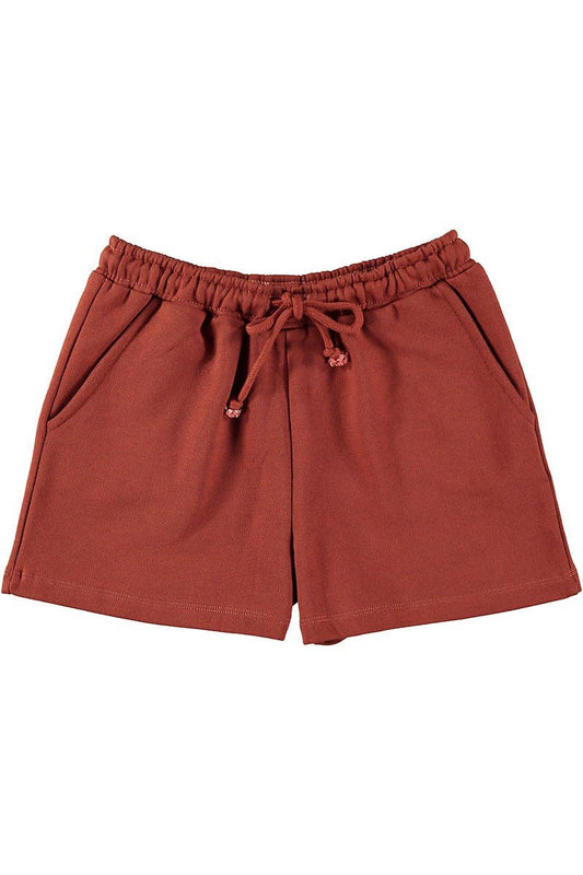 Shorts Roiboos Red Linen and Organic Cotton - TIRALAHILACHA