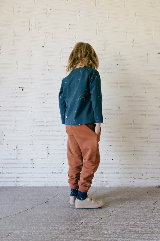 Galina long pant Mars red - TIRALAHILACHA