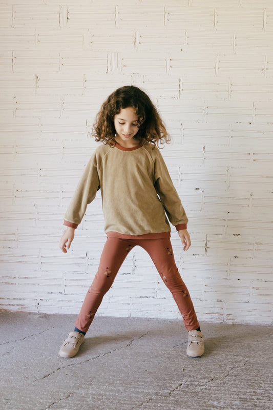 Galatea leggings Mars red twilight - TIRALAHILACHA