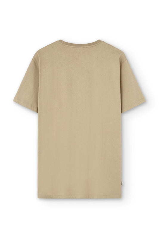 Camiseta unisex George bolsillos beige