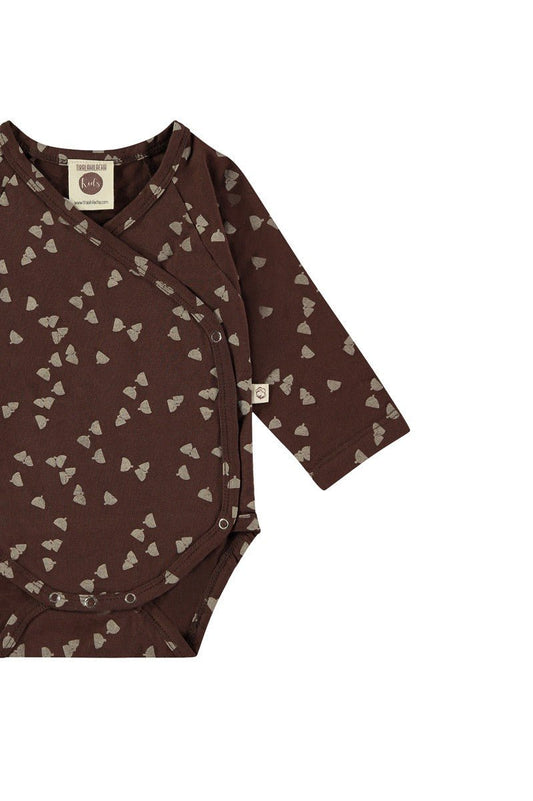 Samy Baby's jumpsuit in brown - TIRALAHILACHA
