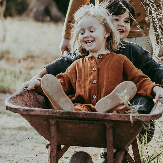 Surya unisex jumpsuit in terracotta - TIRALAHILACHA