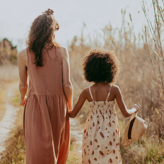 BROOKE muslin Maxi dress in nude