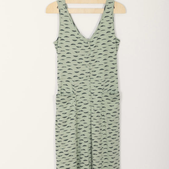 Eva dress with green reflections