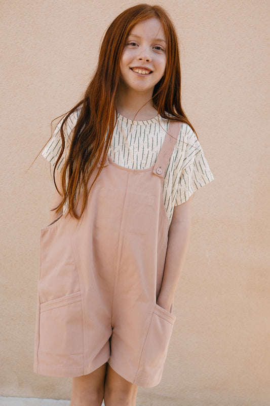 Pink kids jumpsuit