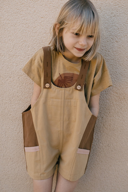 Multicolor kids jumpsuit