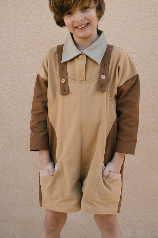 Multicolor kids jumpsuit