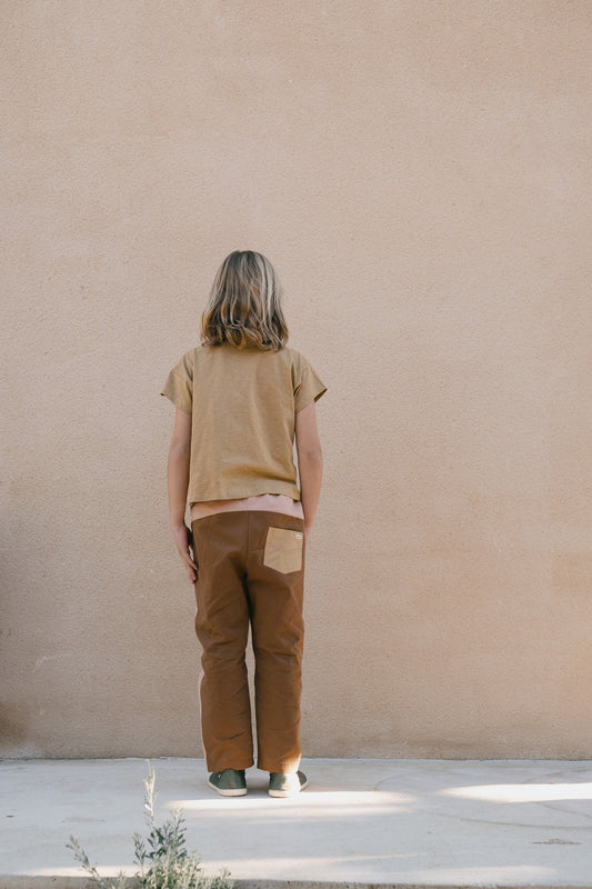 Multi color combined kids pants