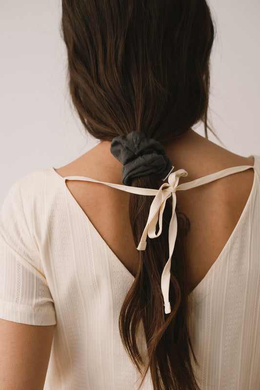 White buttoned dress