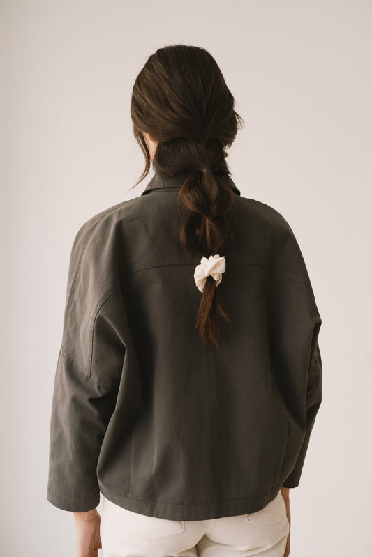 Black oversized jacket