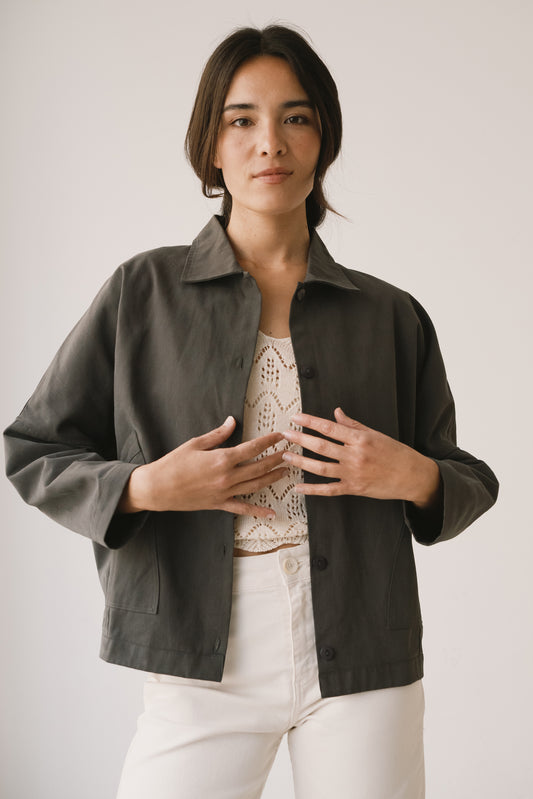 Black oversized jacket