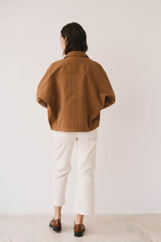 Brown oversized jacket