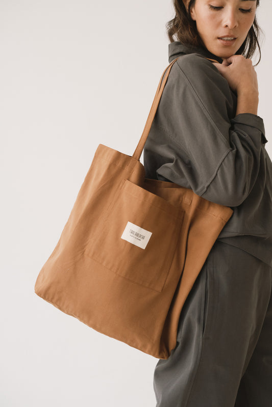 Brown Tote Bag