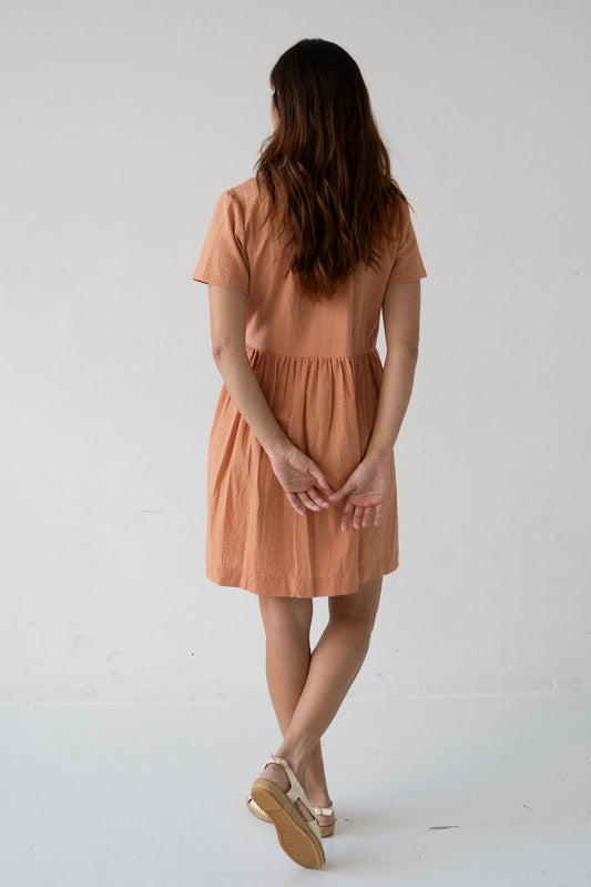 Benoit Pink Wrap Dress