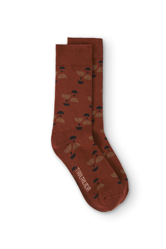 Mars Red twilight Crew Socks (adult)