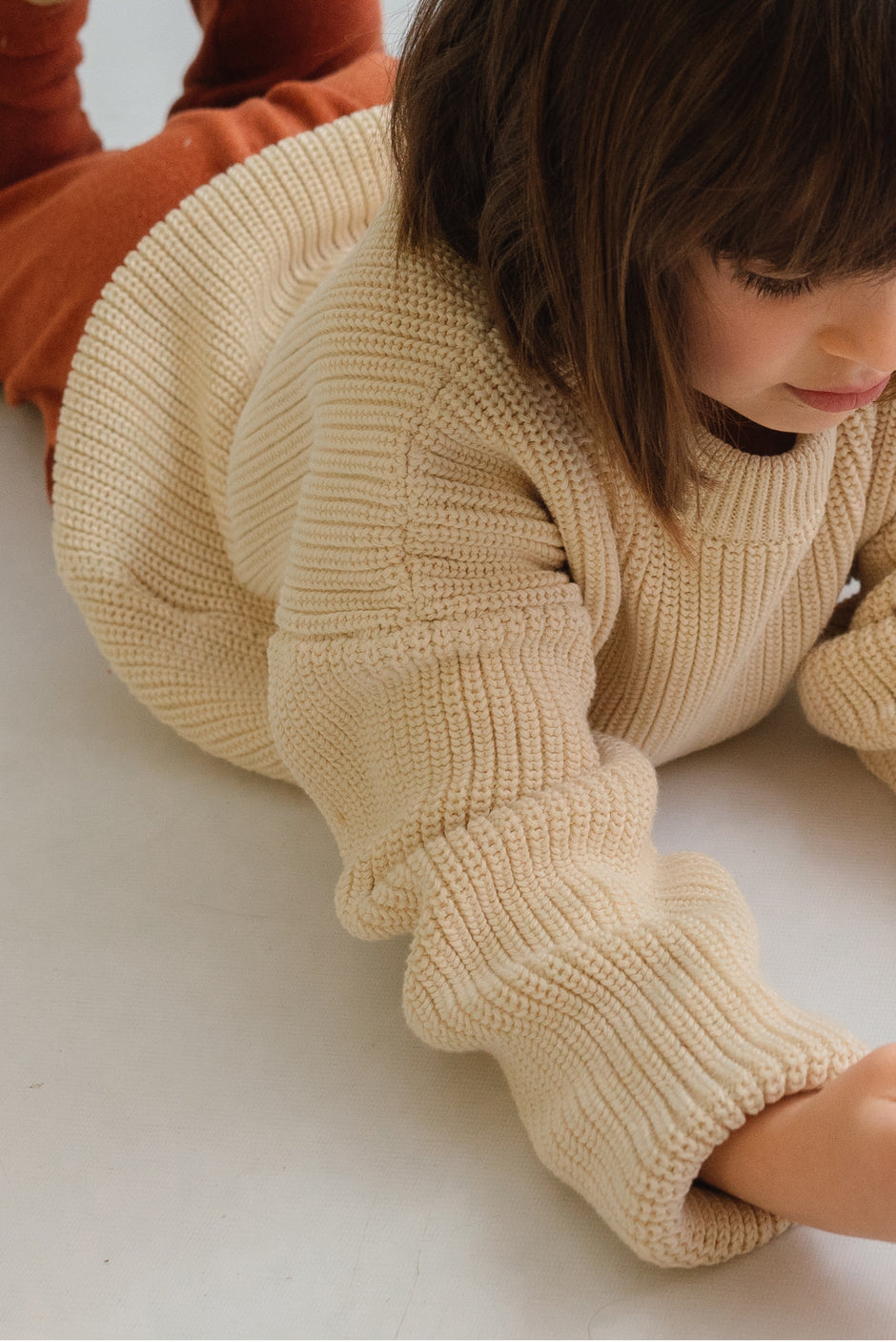 Old Tiralahilacha Golaf Mustard Knitted Sweater