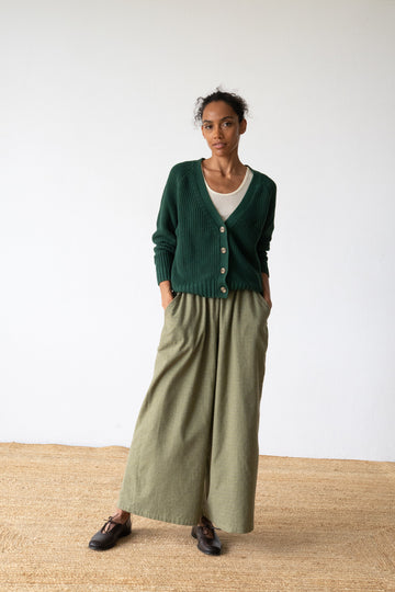 Short jacket forest green