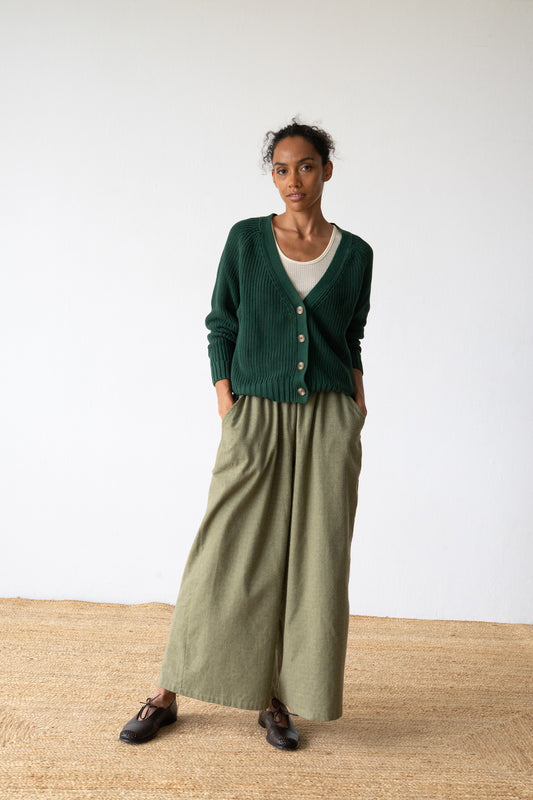 Short jacket forest green