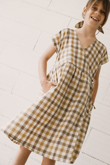 Hannia wrap dress vichy