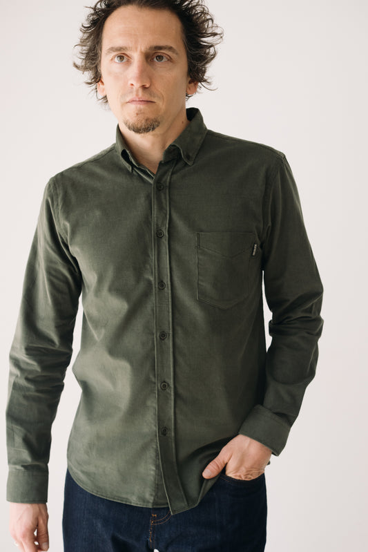 Camisa micropana unisex verde