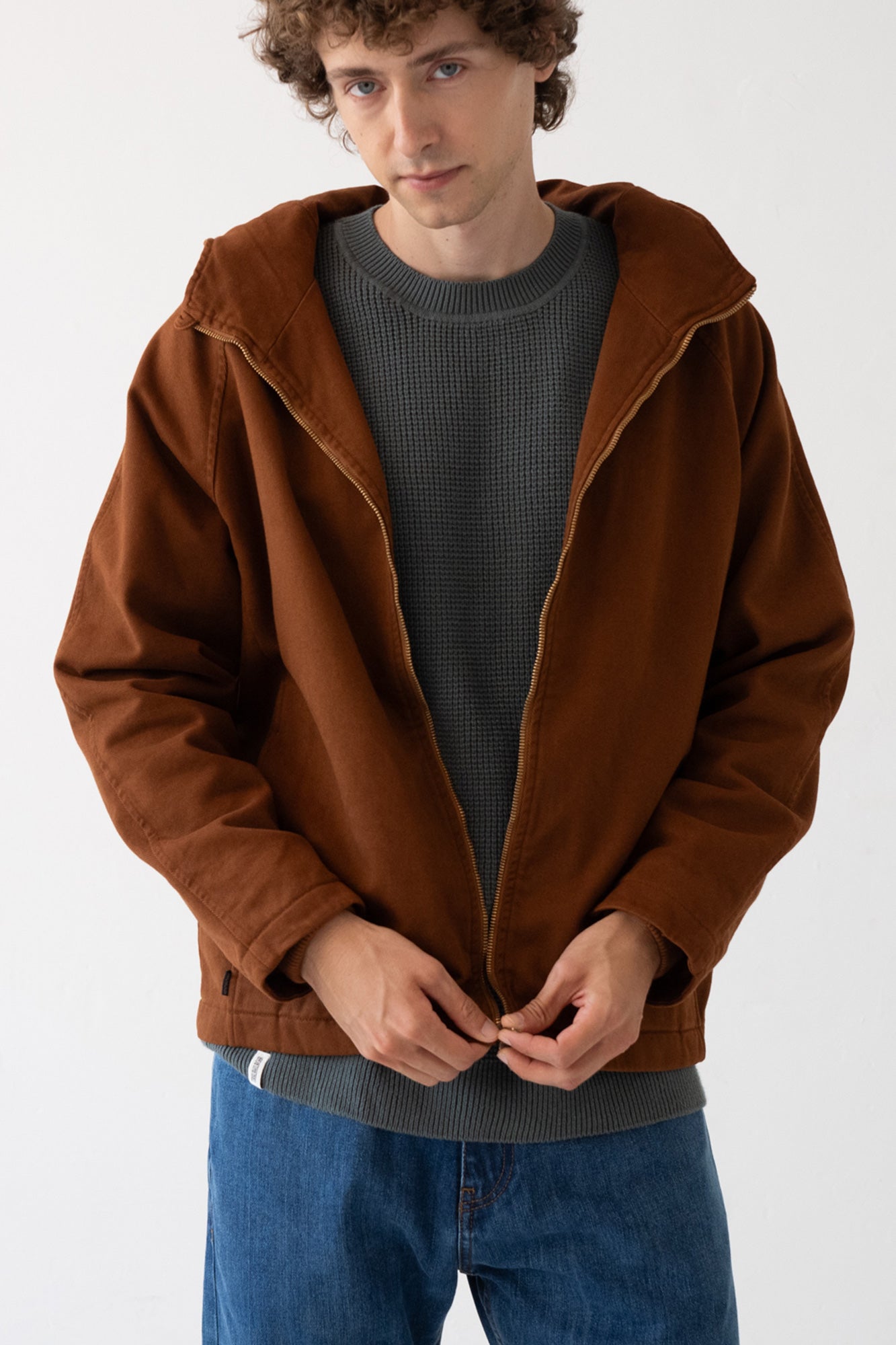 TIRALAHILACHA | Turina Jacket Organic Cotton in Terracotta