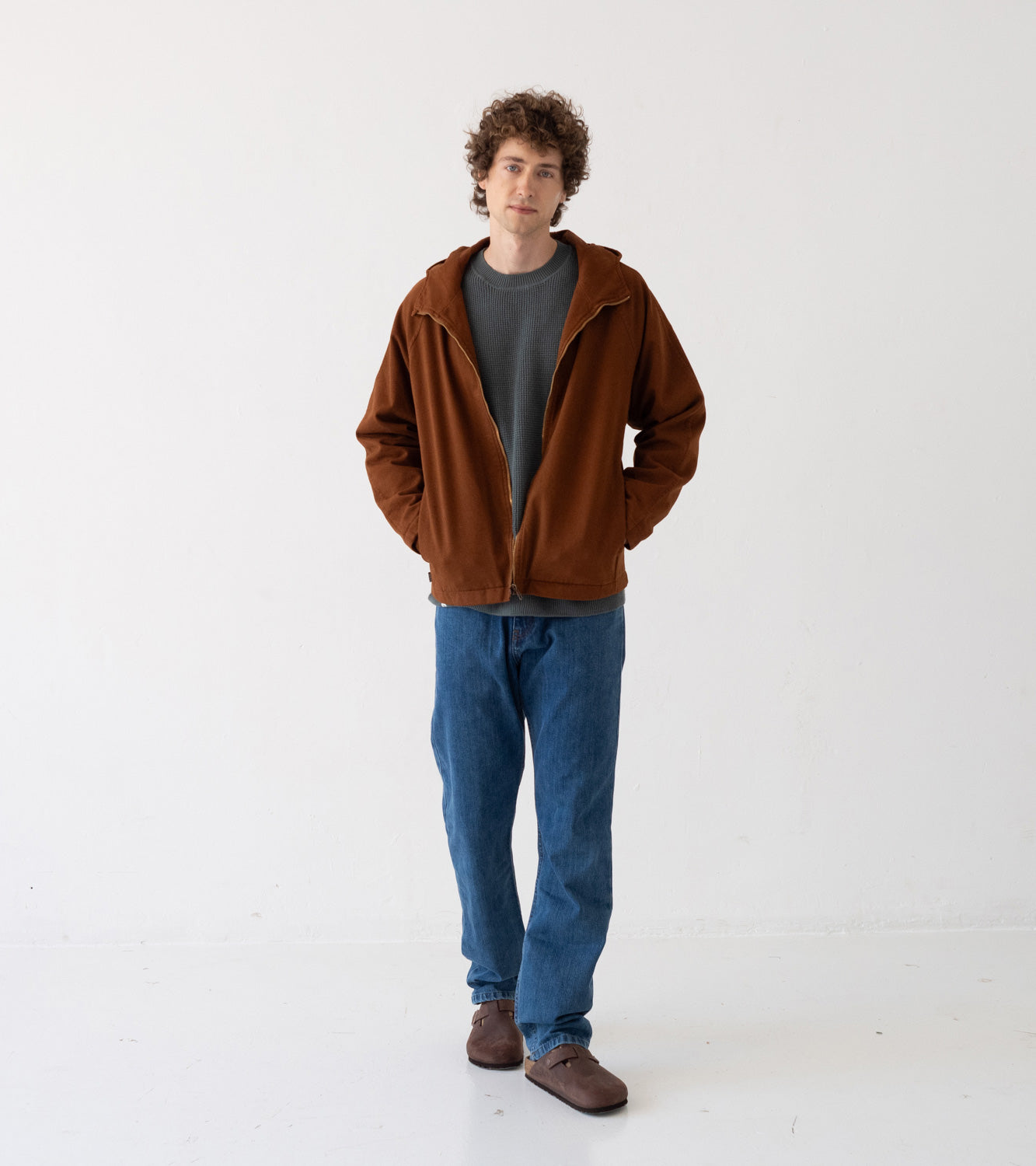 TIRALAHILACHA | Turina Jacket Organic Cotton in Terracotta