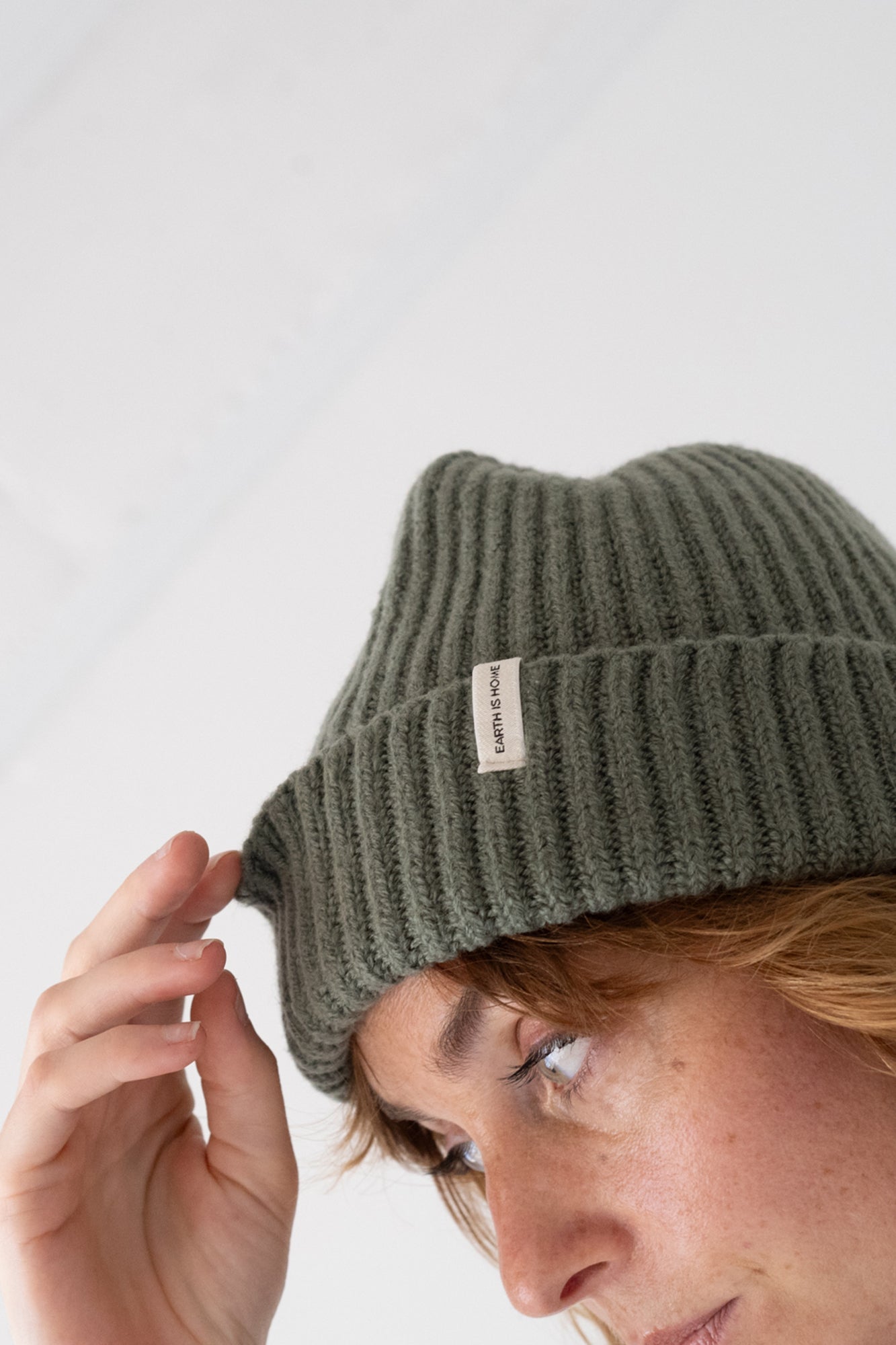 TIRALAHILACHA | Tao chunky wool beanie in green