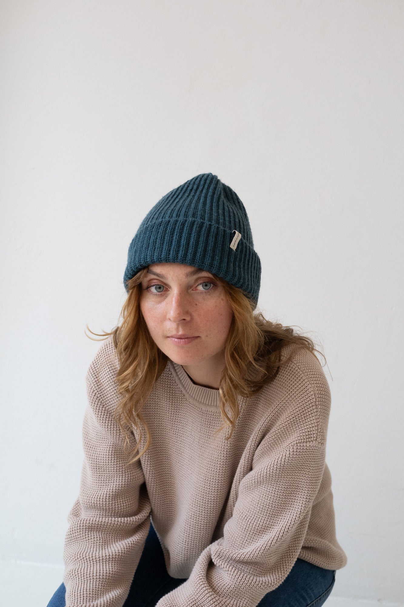 TIRALAHILACHA | Tao chunky wool beanie in blue