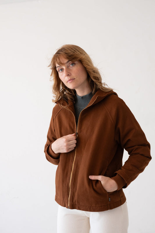 TIRALAHILACHA | Turina Jacket Organic Cotton in Terracotta