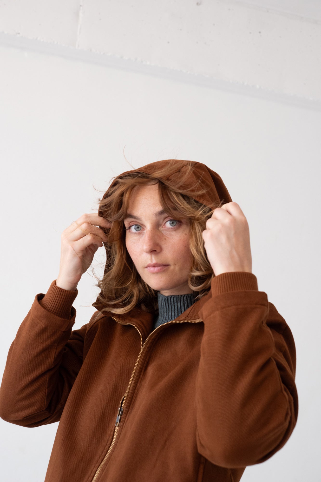 TIRALAHILACHA | Turina Jacket Organic Cotton in Terracotta