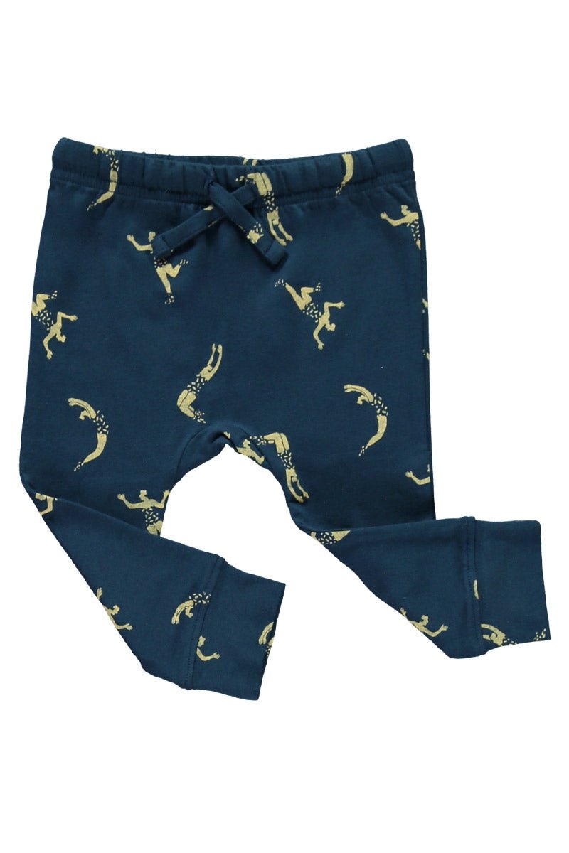 Pantalón bebé azul marino estampado acróbatas - TIRALAHILACHA