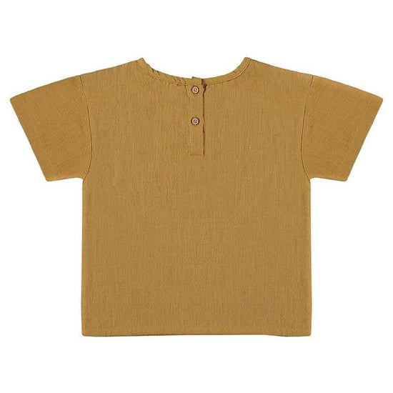 Edan T-shirt Mustard - TIRALAHILACHA