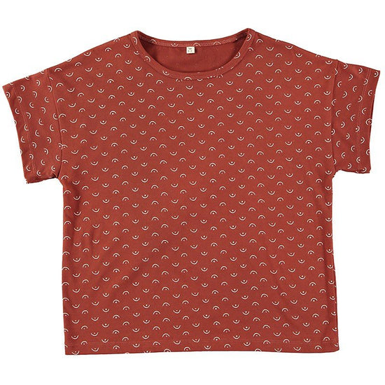 Unisex organic cotton T-shirt Tits Red - TIRALAHILACHA