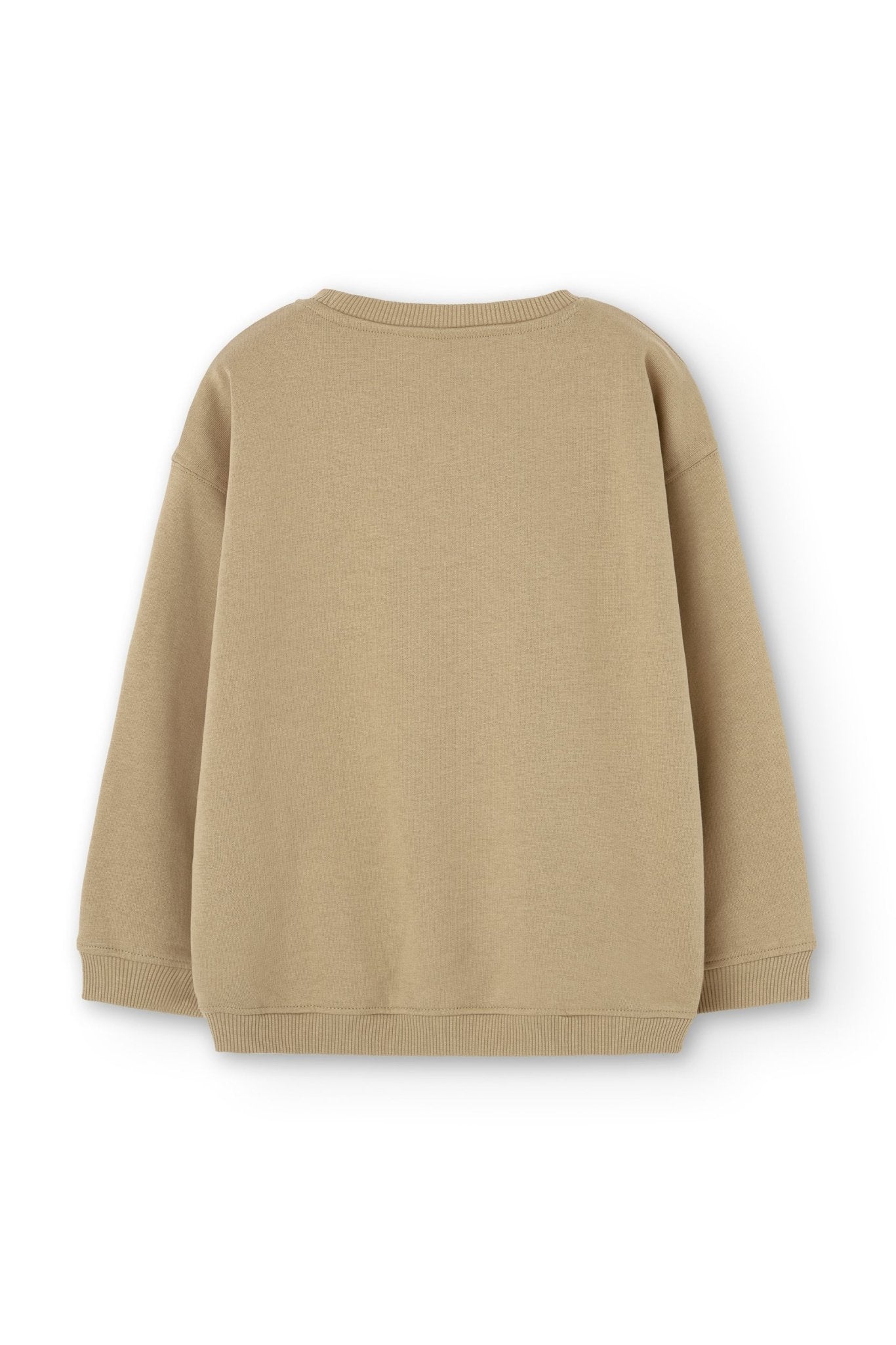 Gaby sweatshirt ranglan sleeves beige - TIRALAHILACHA