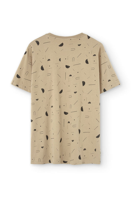 George T-shirt sidereal rain beige