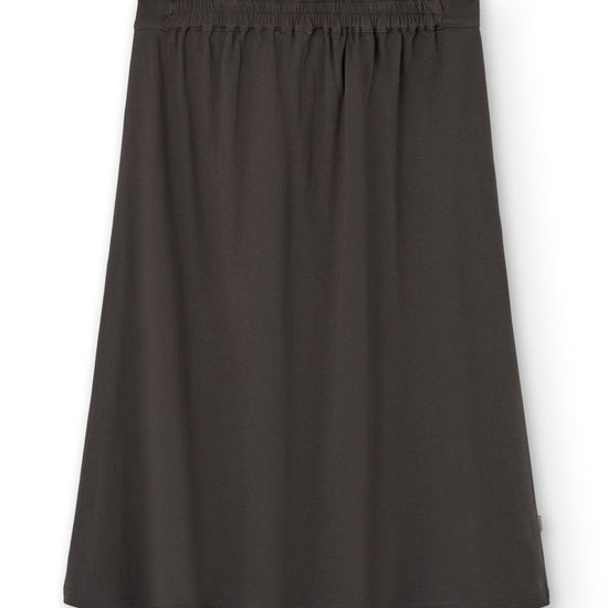 Galia midi skirt with pockets eclipse black - TIRALAHILACHA